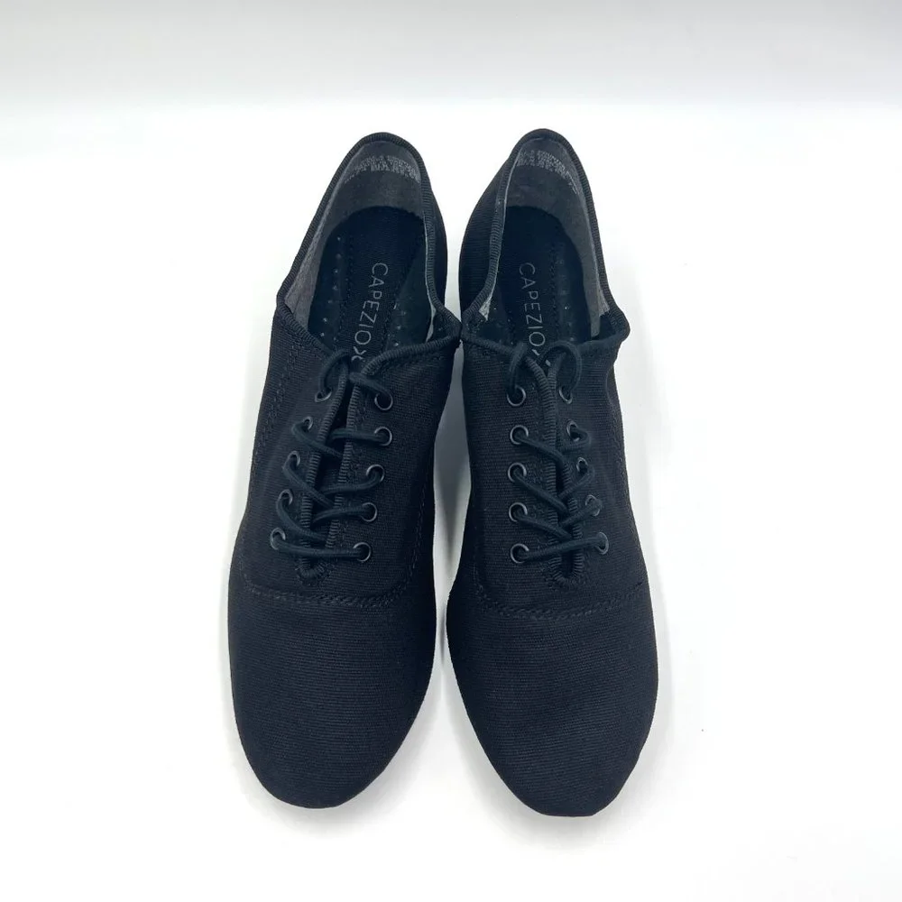 7W 7 WIDE Capezio Womens BR74 Practice Cuban Ballroom Dance Shoes‎ Heels